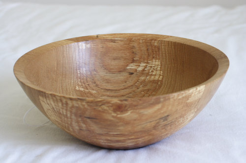 350 year old oak wood bowl