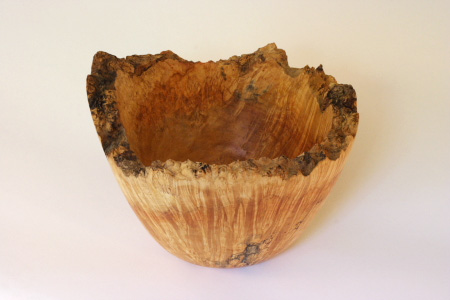 Burl Wood-Spalted Box Elder Vessel