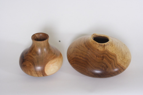 butternut wood hollow form turning
